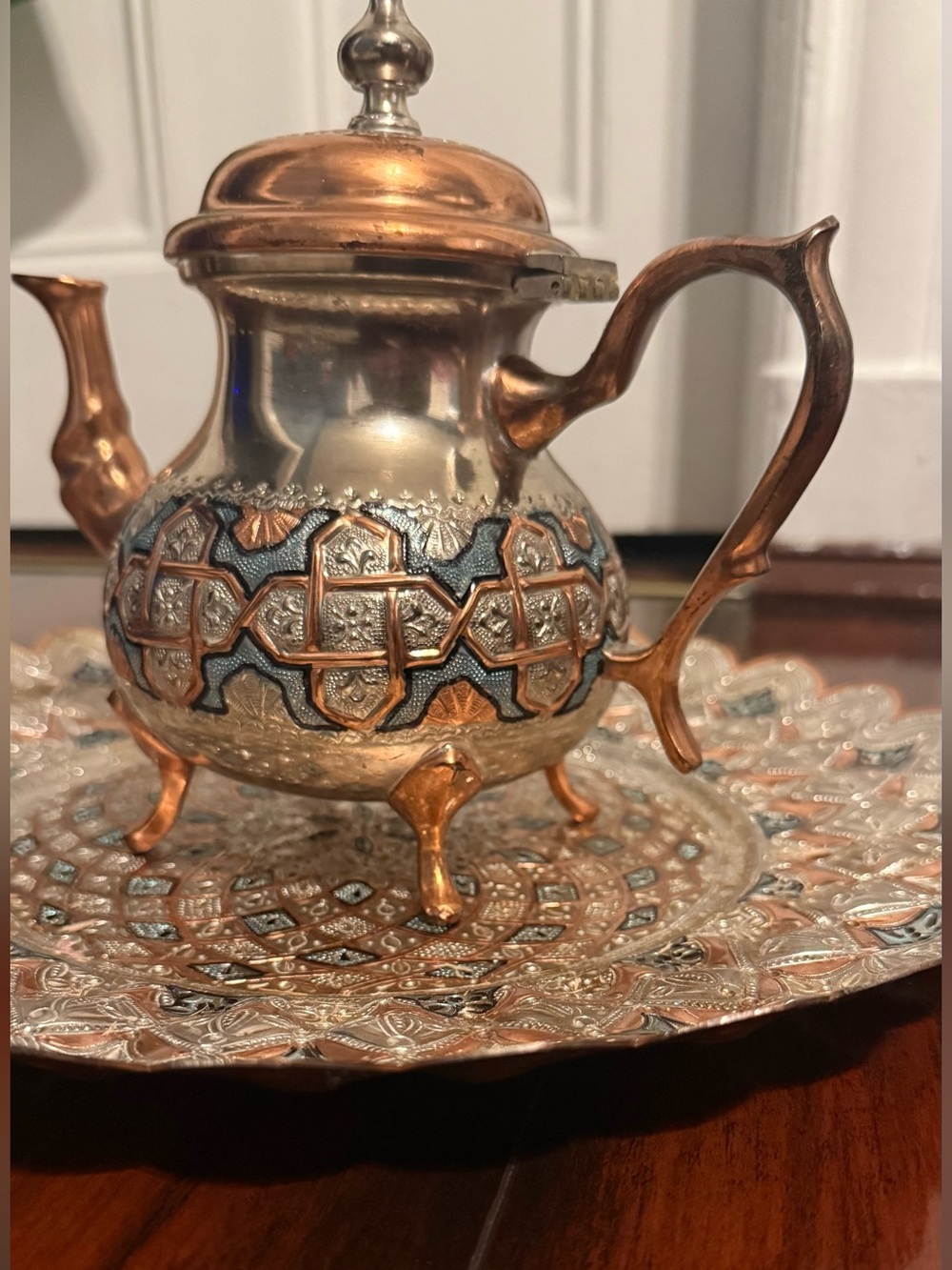 Authentic Moroccan Tea Set - Picture 9 of 16